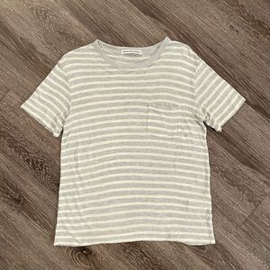 Alexander wang striped pocket t shirt